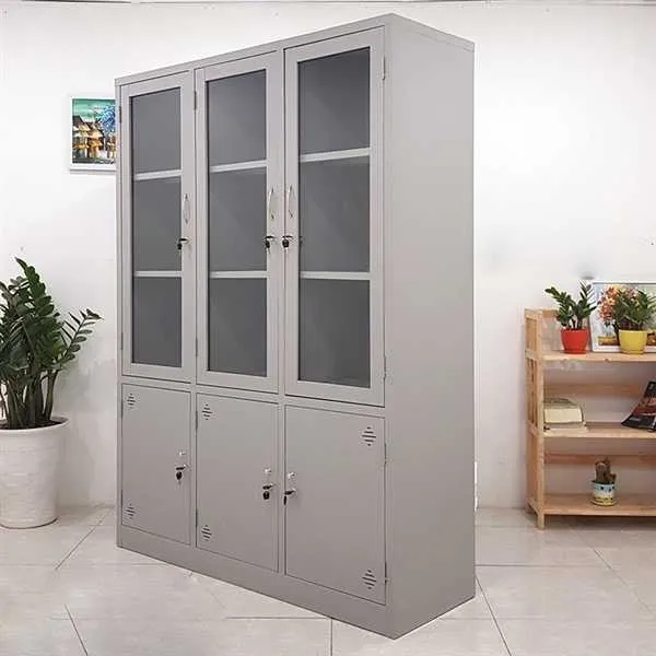 Thanh lý tủ sắt 3 cánh kính