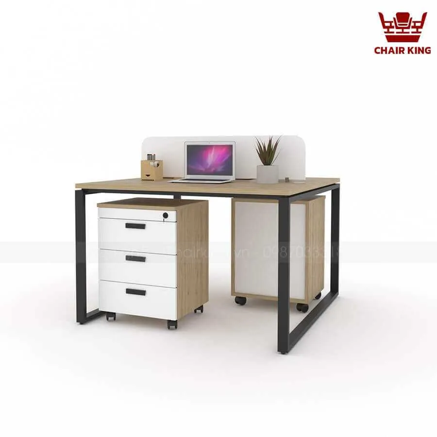 Bàn làm việc đôi chân U Unita 1m2 U1212D