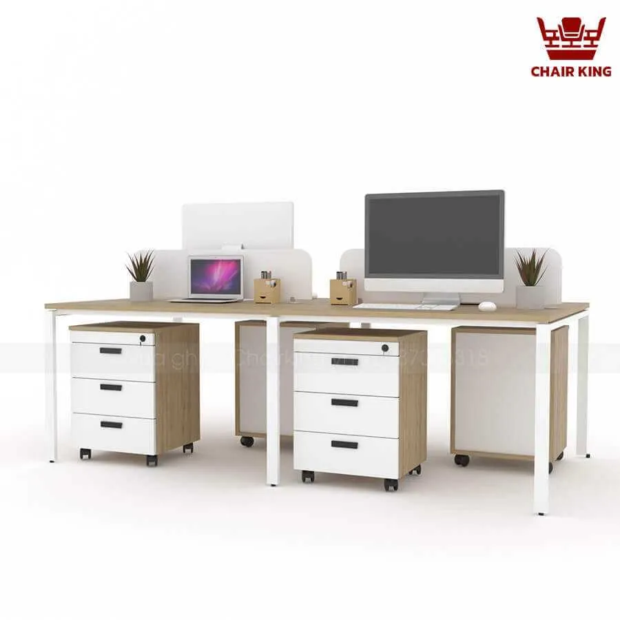 Module bàn 4 người chân độc lập Dora 2m4 DL2412T