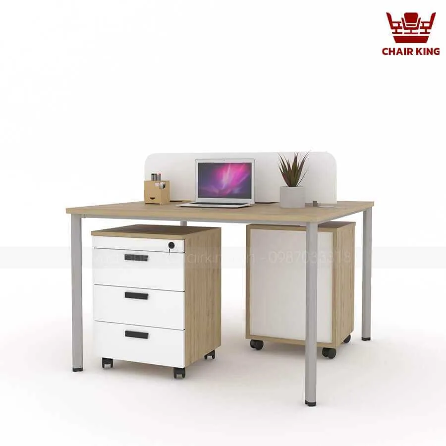 Bàn làm việc đôi chân oval Orion 1m2 OV1212D