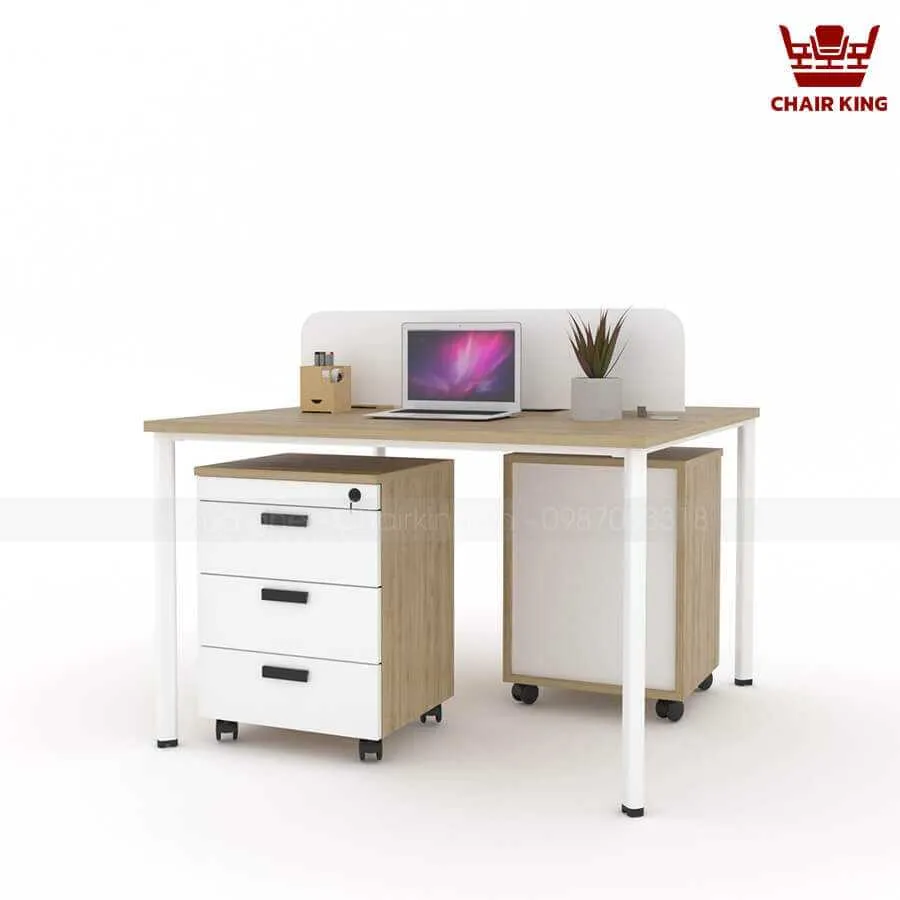 Bàn làm việc đôi chân oval Orion 1m2 OV1212T