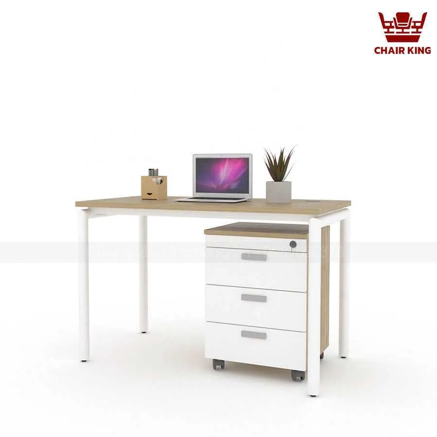 Bàn làm việc chân tròn hệ nâng Tara 1m2 TR12TN