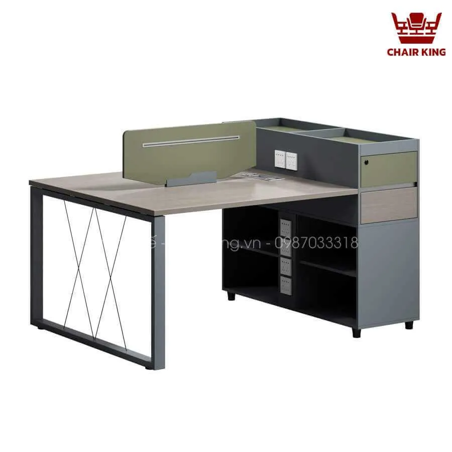 Bàn nhân viên cụm 2 Maxstep MX-D07