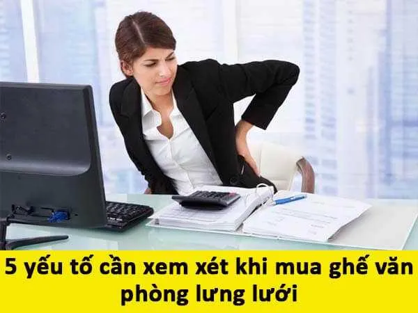 ghế văn phòng lưng lưới