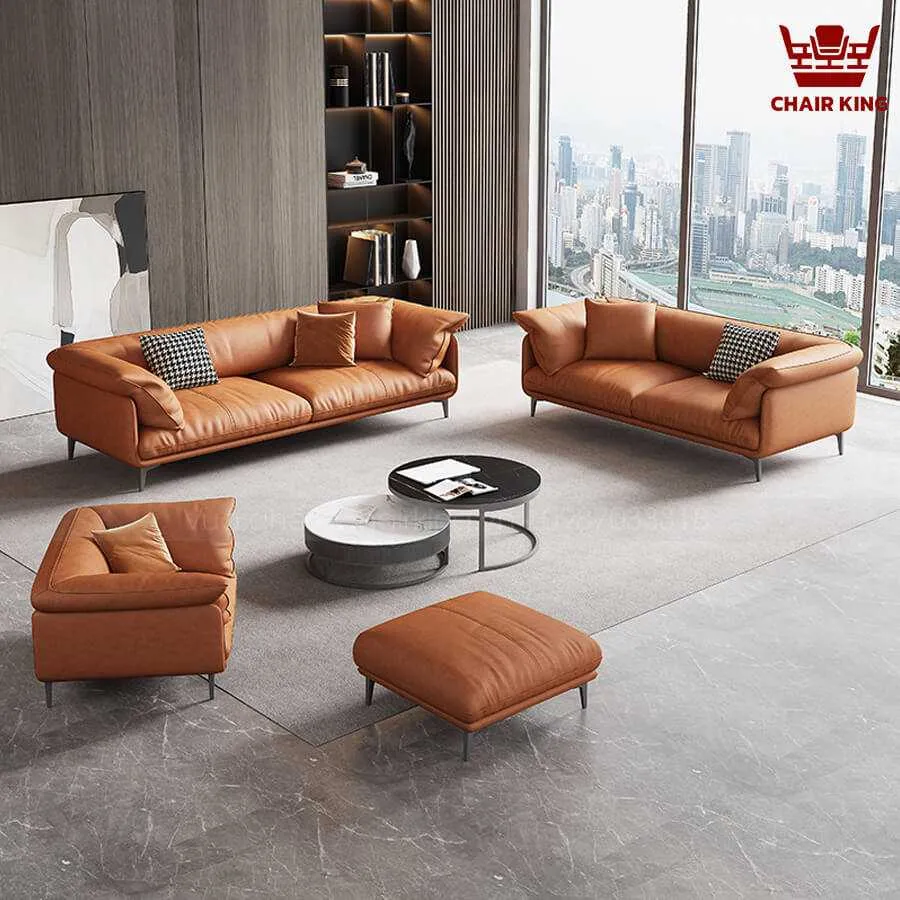 Sofa da cao cấp Begonia SD07