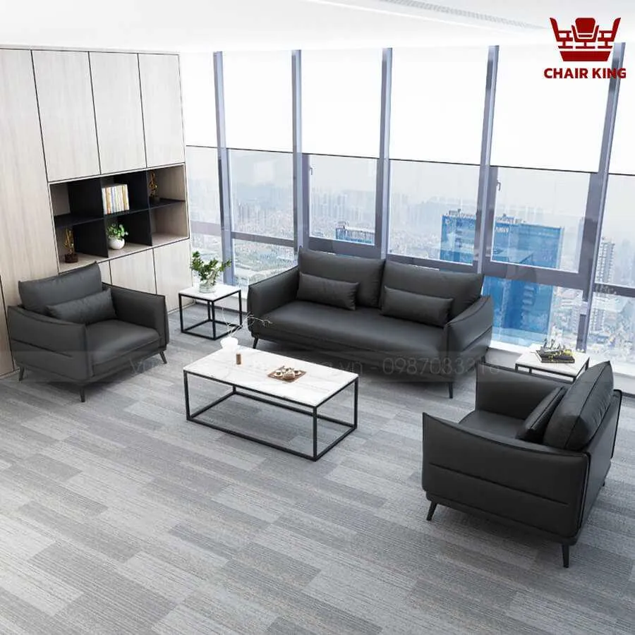 Sofa da cao cấp Coral SD17