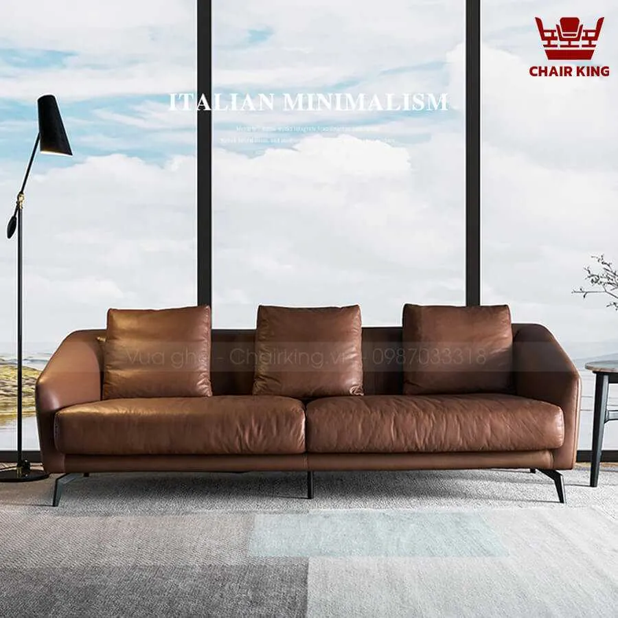 Sofa da cao cấp Dahlia SD08