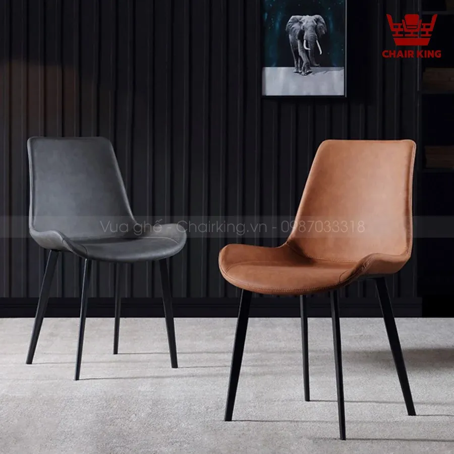 Ghế ăn nhập khẩu Nelson trơn GAC-NK008-1