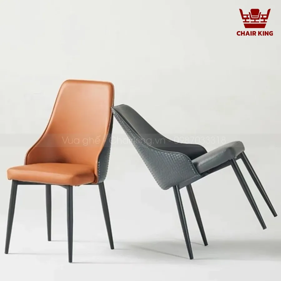 Ghế ăn nhập khẩu Sheraton chân xám GAC-NK011-1