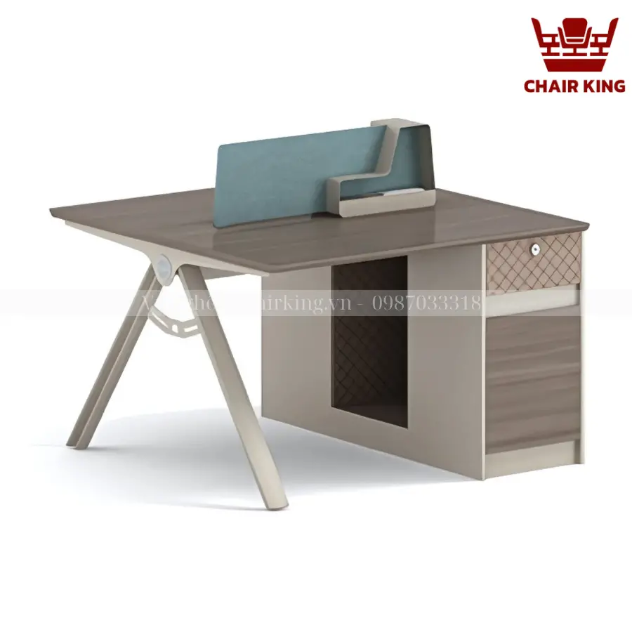 Module bàn làm việc 2 người Chairking BLVC-Z66B-1212