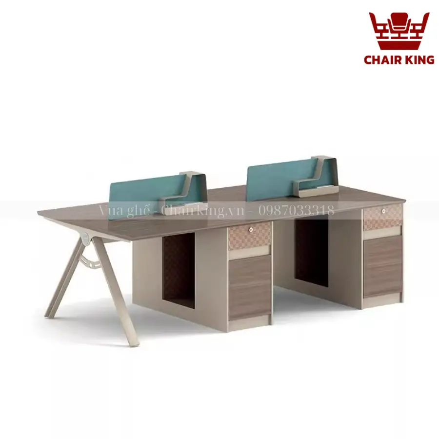 Module bàn làm việc 4 người Chairking BLVC-Z66A-2412