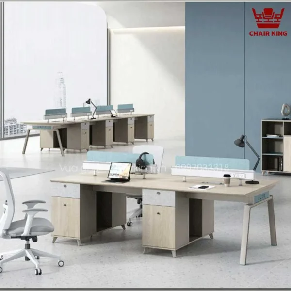 Module bàn làm việc nhóm 4 người