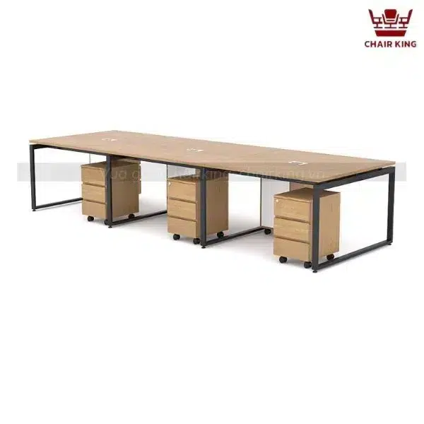 Bàn họp chân sắt chữ U BHC-U6D