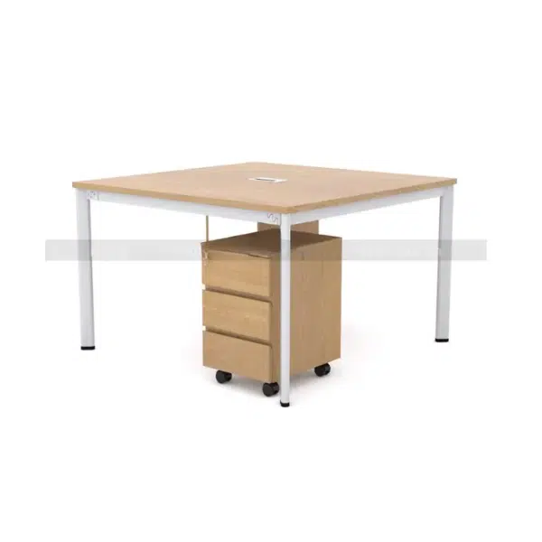 Module bàn làm việc 2 người chân Oval Line MDC-O2T