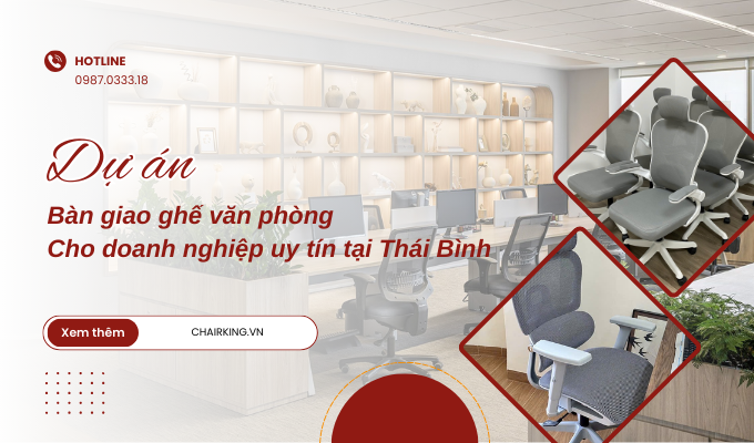 bàn giao ghế văn phòng tại Thái Bình